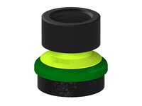 Przysawka piGRIP, warga piankowa, Ø35 mm, pianka EPDM (miękka), bez mieszków, podstawa typ 1, G1/2" wew., (G.FLI35S.F.S1.G12F.00) (9916438) - Piab