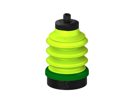 Przysawka piGRIP, warga piankowa, Ø35 mm, pianka EPDM (miękka), 3 mieszki, podstawa typ 1, M6 zew., (G.FLI35S.B3.S1.MM6M.00) (9941962) - Piab
