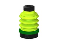 Przysawka piGRIP, warga piankowa, Ø35 mm, pianka EPDM (miękka), 3 mieszki, podstawa typ 1, G1/8" wew., (G.FLI35S.B3.S1.G18F.00) (9928820) - Piab