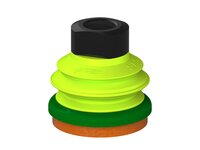 Przysawka piGRIP, warga piankowa, Ø50 mm, pianka NR (mocna), 1 mieszek, podstawa typ 1, G3/8" wew., filtr siatkowy (G.FLI50F.B1.S1.G38F.01) (9909420) - Piab