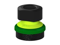 Przysawka piGRIP, warga piankowa, Ø35 mm, pianka EPDM (miękka), bez mieszków, podstawa typ 1, (G.FLI35S.F.S1.MMF16F.00) (9914239) - Piab