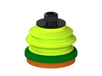 Przysawka piGRIP, warga piankowa, Ø50 mm, pianka NR (mocna), 1 mieszek, podstawa typ 1, gwint niski G1/4" zew., (G.FLI50F.B1.S1.GL14M.00) (9926193) - Piab