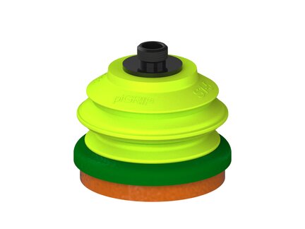 Przysawka piGRIP, warga piankowa, Ø50 mm, pianka NR (mocna), 1 mieszek, podstawa typ 1, gwint niski G 1/8" zew., (G.FLI50F.B1.S1.GL18M.00) (9946835) - Piab