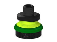 Przysawka piGRIP, warga piankowa, Ø35 mm, pianka EPDM (miękka), bez mieszków, podstawa typ 1, NPT 1/4" zew., filtr siatkowy (G.FLI35S.F.S1.NT14M.01) (9935832) - Piab