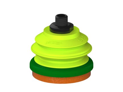 Przysawka piGRIP, warga piankowa, Ø50 mm, pianka NR (mocna), 1 mieszek, podstawa typ 1, NPT 1/8" zew., (G.FLI50F.B1.S1.NT18M.00) (9906634) - Piab
