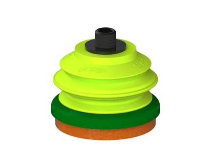Przysawka piGRIP, warga piankowa, Ø50 mm, pianka NR (mocna), 1 mieszek, podstawa typ 1, gwint niski NPT 1/8" zew., (G.FLI50F.B1.S1.NTL18M.00) (9911029) - Piab