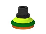 Przysawka piGRIP, warga piankowa, Ø50 mm, pianka NR (mocna), bez mieszków, podstawa typ 1, NPT 1/2" zew., (G.FLI50F.F.S1.NT12M.00) (9956712) - Piab
