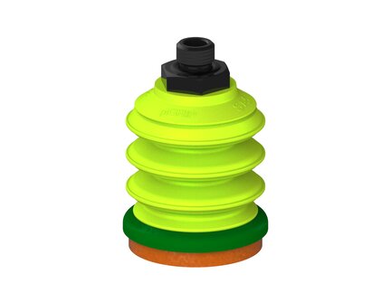 Przysawka piGRIP, warga piankowa, Ø50 mm, pianka NR (mocna), 3 mieszki, podstawa typ 1, G1/4" zew., (G.FLI50F.B3.S1.G14M.19) (9949470) - Piab