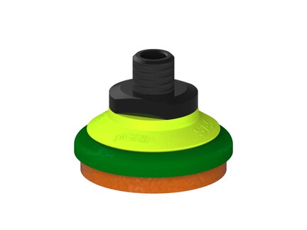 Przysawka piGRIP, warga piankowa, Ø50 mm, pianka NR (mocna), bez mieszków, podstawa typ 1, NPT 1/4" zew., (G.FLI50F.F.S1.NT14M.00) (9909764) - Piab
