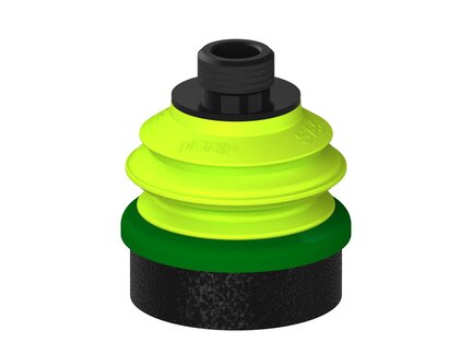 Przysawka piGRIP, warga piankowa, Ø50 mm, pianka EPDM (miękka), 1 mieszek, podstawa typ 1, gwint niski G3/8" zew., piSAVE 05/60 (G.FLI50S.B1.S1.GL38M.18) (9969409) - Piab