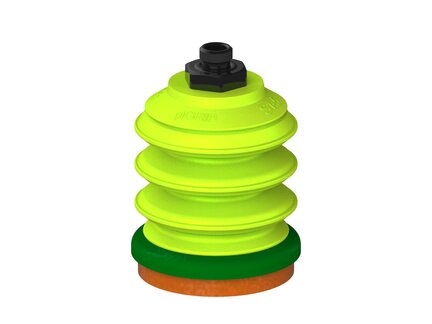 Przysawka piGRIP, warga piankowa, Ø50 mm, pianka NR (mocna), 3 mieszki, podstawa typ 1, G1/8" zew., (G.FLI50F.B3.S1.G18M.00) (9918030) - Piab