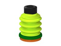 Przysawka piGRIP, warga piankowa, Ø50 mm, pianka NR (mocna), 3 mieszki, podstawa typ 1, G3/8" wew., (G.FLI50F.B3.S1.G38F.00) (9931280) - Piab