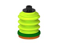 Przysawka piGRIP, warga piankowa, Ø50 mm, pianka NR (mocna), 3 mieszki, podstawa typ 1, gwint niski G1/4" zew., (G.FLI50F.B3.S1.GL14M.00) (9926984) - Piab