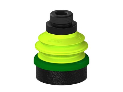 Przysawka piGRIP, warga piankowa, Ø50 mm, pianka EPDM (miękka), 1 mieszek, podstawa typ 1, G1/2" zew., dysk filtracyjny (G.FLI50S.B1.S1.G12M.02) (9921728) - Piab