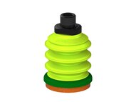 Przysawka piGRIP, warga piankowa, Ø50 mm, pianka NR (mocna), 3 mieszki, podstawa typ 1, gwint M16x1.5 zew., (G.FLI50F.B3.S1.MMF16M.00) (9967681) - Piab