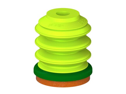 Przysawka piGRIP, warga piankowa, Ø50 mm, pianka NR (mocna), 3 mieszki, podstawa typ 1 (G.FLI50F.B3.S1.XXX.00) (9905736) - Piab