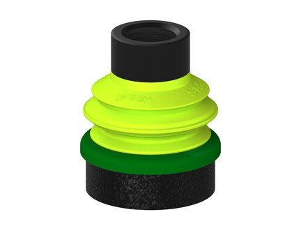 Przysawka piGRIP, warga piankowa, Ø50 mm, pianka EPDM (miękka), 1 mieszek, podstawa typ 1, NPSF 1/2" wew., (G.FLI50S.B1.S1.NS12F.00) (9910731) - Piab