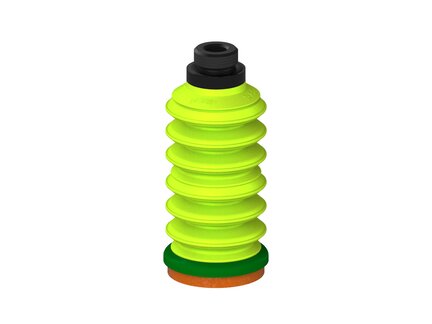 Przysawka piGRIP, warga piankowa, Ø50 mm, pianka NR (mocna), 6 mieszków (3+3), podstawa typ 1, G1/2" zew., (G.FLI50F.B6.S1.G12M.00) (9944183) - Piab