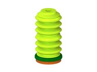Przysawka piGRIP, warga piankowa, Ø50 mm, pianka NR (mocna), 6 mieszków (3+3), podstawa typ 1 (G.FLI50F.B6.S1.XXX.00) (9905737) - Piab