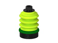 Przysawka piGRIP, warga piankowa, Ø50 mm, pianka EPDM (miękka), 3 mieszki, podstawa typ 1, gwint niski G3/8" zew., filtr siatkowy (G.FLI50S.B3.S1.GL38M.01) (9917288) - Piab