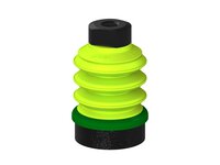 Przysawka piGRIP, warga piankowa, Ø50 mm, pianka EPDM (miękka), 3 mieszki, podstawa typ 1, dysk filtracyjny (G.FLI50S.B3.S1.MM12F.02) (9923267) - Piab