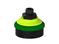 Przysawka piGRIP, warga piankowa, Ø50 mm, pianka EPDM (miękka), bez mieszków, podstawa typ 1, G1/4" zew., filtr siatkowy (G.FLI50S.F.S1.G14M.01) (9903355) - Piab