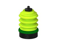 Przysawka piGRIP, warga piankowa, Ø50 mm, pianka EPDM (miękka), 3 mieszki, podstawa typ 1, M6 zew., (G.FLI50S.B3.S1.MM6M.00) (9933685) - Piab