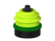 Przysawka piGRIP, warga piankowa, Ø50 mm, pianka EPDM (miękka), 1 mieszek, podstawa typ 1, gwint niski NPT 1/8" zew., (G.FLI50S.B1.S1.NTL18M.00) (9927494) - Piab