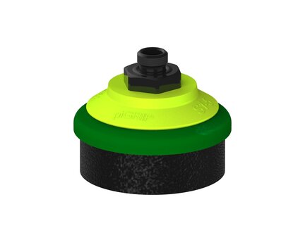 Przysawka piGRIP, warga piankowa, Ø50 mm, pianka EPDM (miękka), bez mieszków, podstawa typ 1, G1/8" zew., (G.FLI50S.F.S1.G18M.00) (9903369) - Piab