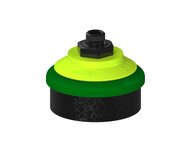 Przysawka piGRIP, warga piankowa, Ø50 mm, pianka EPDM (miękka), bez mieszków, podstawa typ 1, G1/8" zew., (G.FLI50S.F.S1.G18M.00) (9903369) - Piab