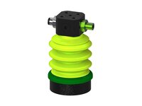 Przysawka piGRIP, warga piankowa, Ø50 mm, pianka EPDM (miękka), 3 mieszki, podstawa typ 1, COAX in piGRIP, wys. przepływ, (G.FLI50S.B3.S1.CSX.00) (9942492) - Piab