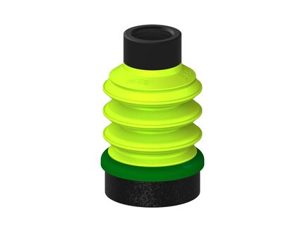 Przysawka piGRIP, warga piankowa, Ø50 mm, pianka EPDM (miękka), 3 mieszki, podstawa typ 1, G1/2" wew., (G.FLI50S.B3.S1.G12F.00) (9905244) - Piab