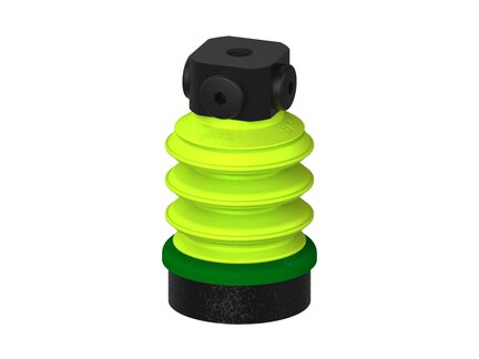 Przysawka piGRIP, warga piankowa, Ø50 mm, pianka EPDM (miękka), 3 mieszki, podstawa typ 1, NPSF 5x1/8" wew., piSAVE 05/60 (G.FLI50S.B3.S1.NS518F.15) (9929472) - Piab