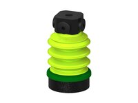Przysawka piGRIP, warga piankowa, Ø50 mm, pianka EPDM (miękka), 3 mieszki, podstawa typ 1, NPSF 5x1/8" wew., (G.FLI50S.B3.S1.NS518F.00) (9960305) - Piab