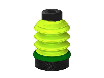 Przysawka piGRIP, warga piankowa, Ø50 mm, pianka EPDM (miękka), 3 mieszki, podstawa typ 1, G1/4" wew., (G.FLI50S.B3.S1.G14F.00) (9906121) - Piab