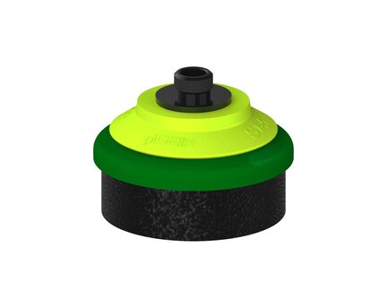 Przysawka piGRIP, warga piankowa, Ø50 mm, pianka EPDM (miękka), bez mieszków, podstawa typ 1, gwint niski G 1/8" zew., filtr siatkowy (G.FLI50S.F.S1.GL18M.01) (9938305) - Piab