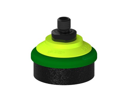 Przysawka piGRIP, warga piankowa, Ø50 mm, pianka EPDM (miękka), bez mieszków, podstawa typ 1, gwint M10 zew., (G.FLI50S.F.S1.MM10M.00) (9962079) - Piab