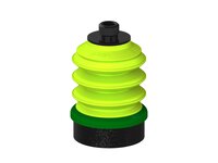 Przysawka piGRIP, warga piankowa, Ø50 mm, pianka EPDM (miękka), 3 mieszki, podstawa typ 1, gwint niski G1/4" zew., piSAVE, dławik 0,7 mm (G.FLI50S.B3.S1.GL14M.03) (9961042) - Piab