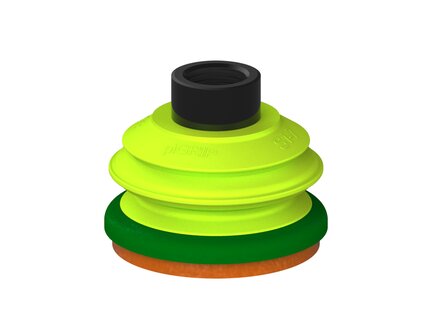 Przysawka piGRIP, warga piankowa, Ø70 mm, pianka NR (mocna), 1 mieszek, podstawa typ 1, G1/2" wew., (G.FLI70F.B1.S1.G12F.00) (9908948) - Piab