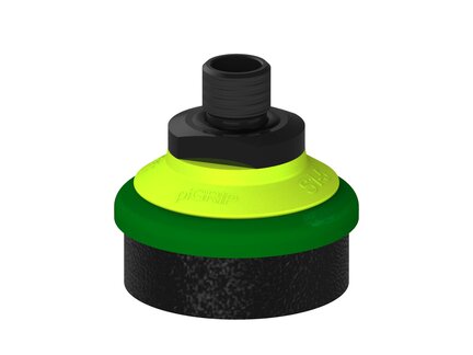 Przysawka piGRIP, warga piankowa, Ø50 mm, pianka EPDM (miękka), bez mieszków, podstawa typ 1, gwint M14x1 zew., (G.FLI50S.F.S1.MMF14M.00) (9967710) - Piab