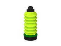 Przysawka piGRIP, warga piankowa, Ø50 mm, pianka EPDM, 6 mieszków (3+3), podstawa typ 1, G3/8" zew., piSAVE, dławik 1,3 mm, dysk filtracyjny (G.FLI50S.B6.S1.G38M.08) (9951712) - Piab