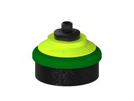 Przysawka piGRIP, warga piankowa, Ø50 mm, pianka EPDM (miękka), bez mieszków, podstawa typ 1, gwint M8x1 zew., (G.FLI50S.F.S1.MMF8M.00) (9925830) - Piab