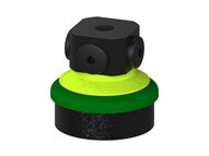 Przysawka piGRIP, warga piankowa, Ø50 mm, pianka EPDM (miękka), bez mieszków, podstawa typ 1, NPSF 5x1/8" wew., (G.FLI50S.F.S1.NS518F.00) (9930110) - Piab