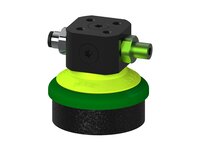 Przysawka piGRIP, warga piankowa, Ø50 mm, pianka EPDM (miękka), bez mieszków, podstawa typ 1, COAX in piGRIP, wys. przepływ, (G.FLI50S.F.S1.CSX.00) (9933265) - Piab