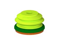 Przysawka piGRIP, warga piankowa, Ø70 mm, pianka NR (mocna), 1 mieszek, podstawa typ 1 (G.FLI70F.B1.S1.XXX.00) (9905739) - Piab