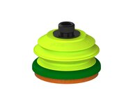 Przysawka piGRIP, warga piankowa, Ø70 mm, pianka NR (mocna), 1 mieszek, podstawa typ 1, gwint niski G3/8" zew., filtr siatkowy (G.FLI70F.B1.S1.GL38M.01) (9947822) - Piab