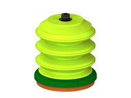 Przysawka piGRIP, warga piankowa, Ø70 mm, pianka NR (mocna), 3 mieszki, podstawa typ 1, (G.FLI70F.B3.S1.G18MR.00) (9946157) - Piab