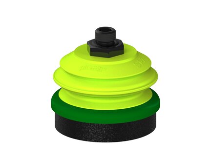 Przysawka piGRIP, warga piankowa, Ø70 mm, pianka EPDM (miękka), 1 mieszek, podstawa typ 1, G1/4" zew., piSAVE 04/60 (G.FLI70S.B1.S1.G14M.17) (9953574) - Piab