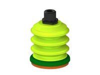 Przysawka piGRIP, warga piankowa, Ø70 mm, pianka NR (mocna), 3 mieszki, podstawa typ 1, NPT 1/2" zew., piSAVE 05/60 (G.FLI70F.B3.S1.NT12M.18) (9910000) - Piab