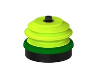 Przysawka piGRIP, warga piankowa, Ø70 mm, pianka EPDM (miękka), 1 mieszek, podstawa typ 1, dysk filtracyjny (G.FLI70S.B1.S1.G18MR.02) (9939237) - Piab